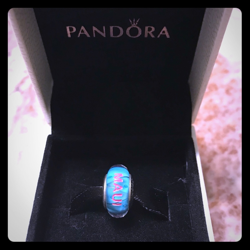Pandora Exclusive Hawaii Aloha Maui Murano Charm - Picture 1 of 5